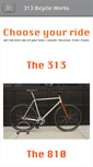 Mobile Screenshot of 313bicycleworks.com